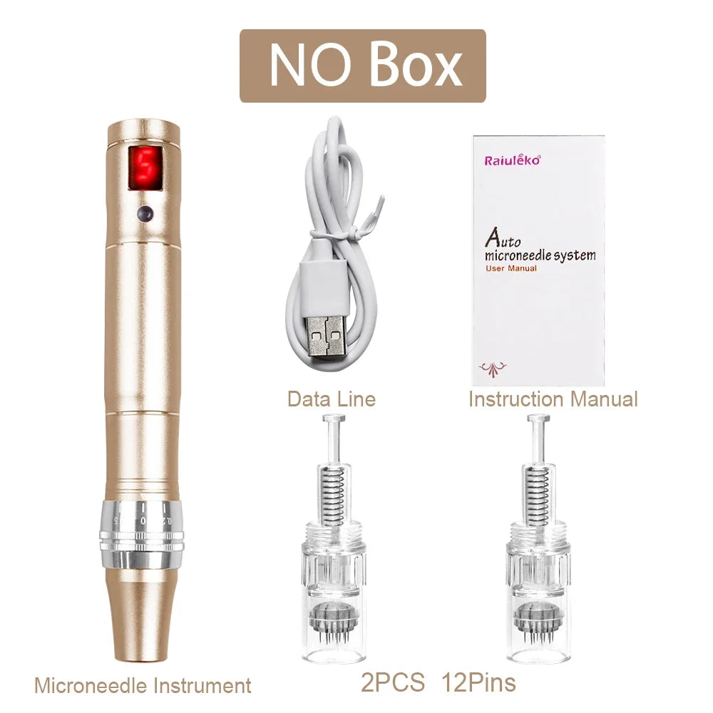 Ultima Dr.imp Pen Wireless Derma Rolling Dermapen Microneedling Cartridge Mesotherapy Auto Micro Needles Exfoliate Shrink Pores