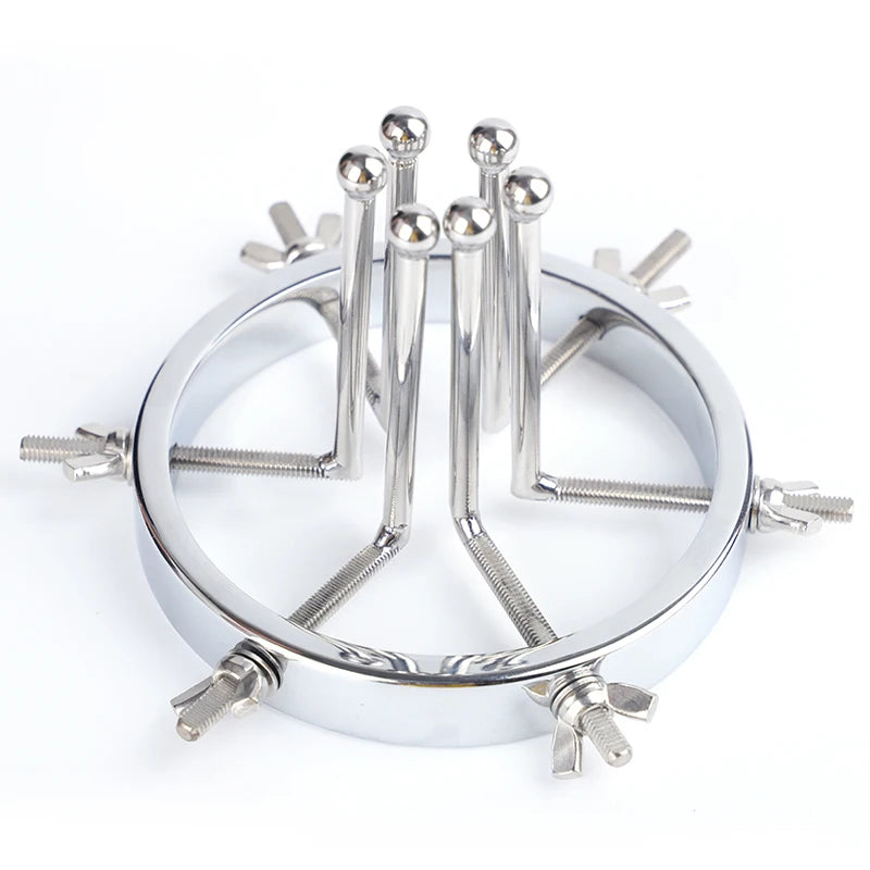 1pcs, Adjustable Huge Stainless Steel Anal Dilator Metal Vaginal Speculum Fisting Vaginal Dilator Anal Training  Adult Sex Toys