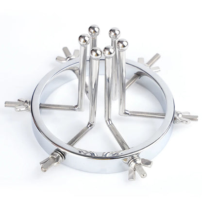 1pcs, Adjustable Huge Stainless Steel Anal Dilator Metal Vaginal Speculum Fisting Vaginal Dilator Anal Training  Adult Sex Toys
