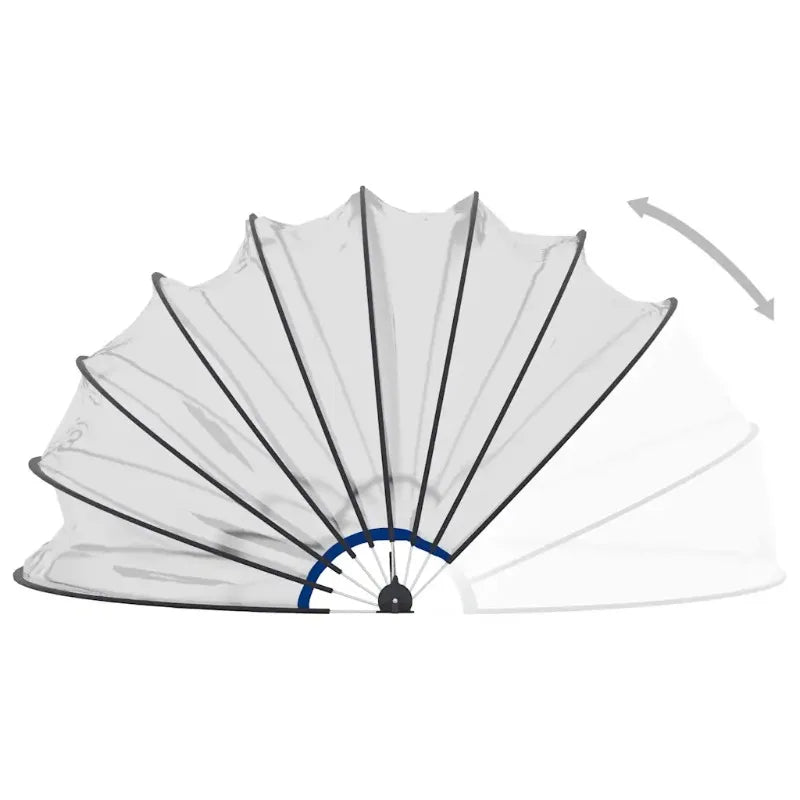 559x275 cm Pool dome cover. This pool cover is made of PVC material and filled with fiberglass, effectively blocking sunlight and preventing external pollutants such as leaves, insects, and dust from entering the pool.