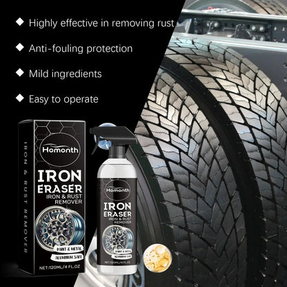 Universal Vehicle Rust Treatment Spray Dissolve Old Rust Prevent Re-rust Ideal For Car Detailing Garage Home Metal Cleaning Work