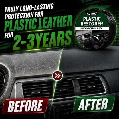 Car Plastic Restorer Leather Plastic Interior Panel Renewal Wax Coating Cream Repair Gloss Auto Rubber Tire Surface Polish Care