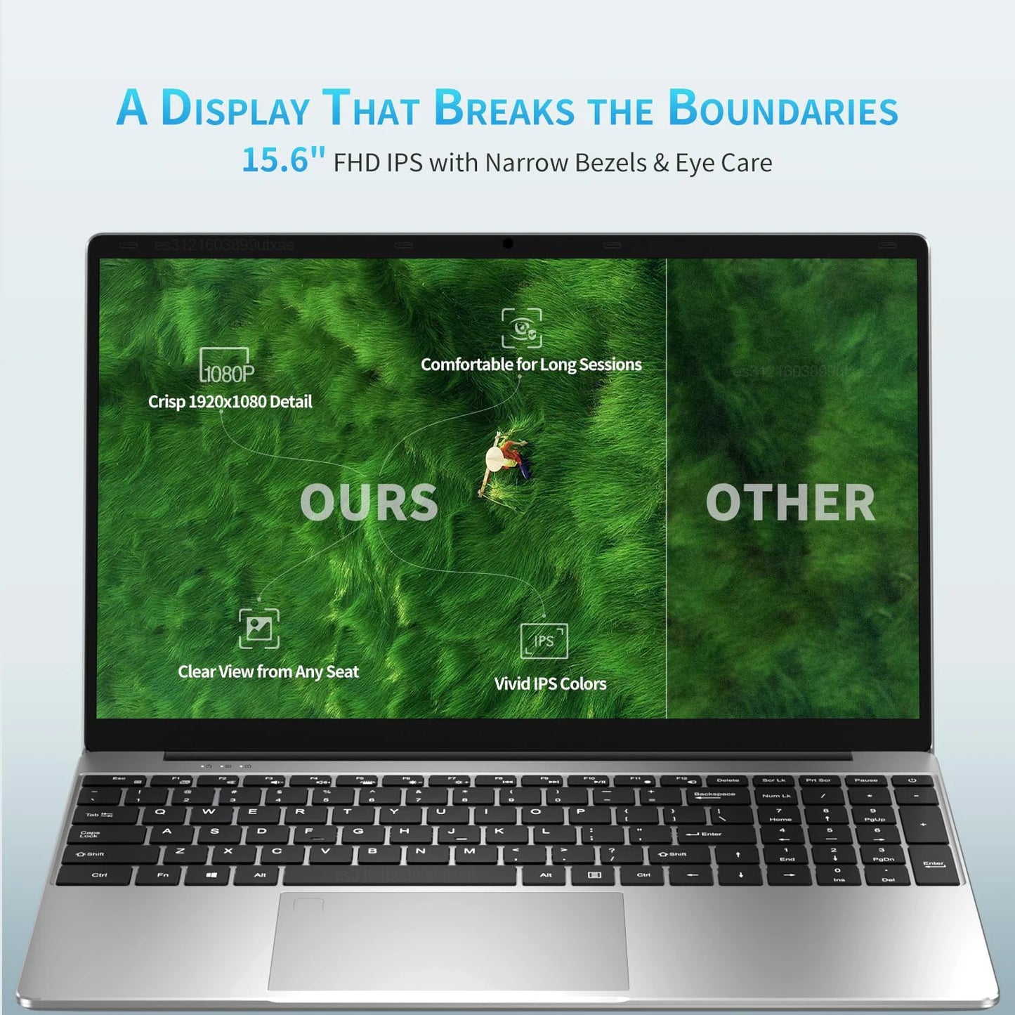 LENO NEW 15.6" Laptop Windows 11 Intel Core i7 8650U 32GB 2TB 1920*1080 HD Gaming Computer PC Gamer office Ultra Slim Notebook