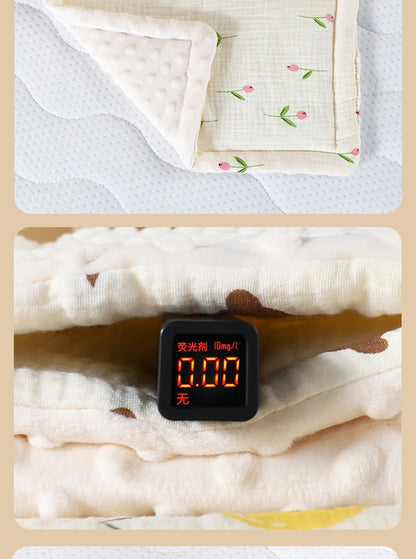 Napping for Newborn Sweat Absorption Breathable Cotton Baby 0-6 Months Universal Pillow