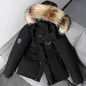 Winter Mens Down Jacket 90% White Duck Down Parkas Coat Mid-length Fur Collar  -30 Degree Keep Warm Male Thicken Snow Overcoats