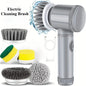 Wireless Electric Spin Scrubber Power Cleaning Brush For Kitchen Bathroom Car Tiles Multi Function Portable Scrub Tool