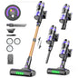 Vortisys V2 Cordless Vacuum Cleaner, 500W Brushless Motor, 36V/2200mAh Battery, Suitable for Floor, Carpet, Sofa, Mattress
