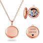 Personalized Locket Necklace for Women Custom Photo Heart Pendant Necklace Customized Picture Lockets Necklaces Birthday Gifts