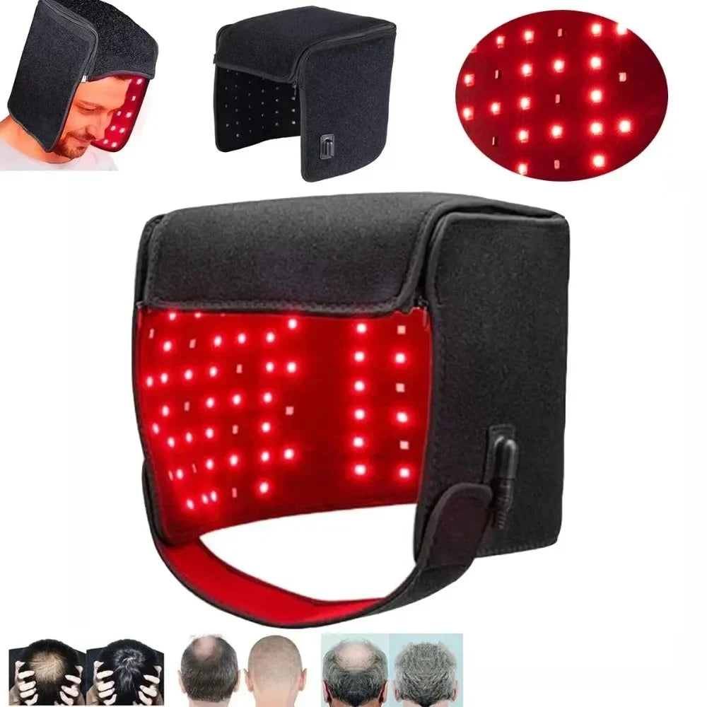 Multi-style Red Light Therapy Cap 660&850nm Infrared Light for Strengthen The Hair Root， Promote Hair Growth Anti-hair Loss Cap