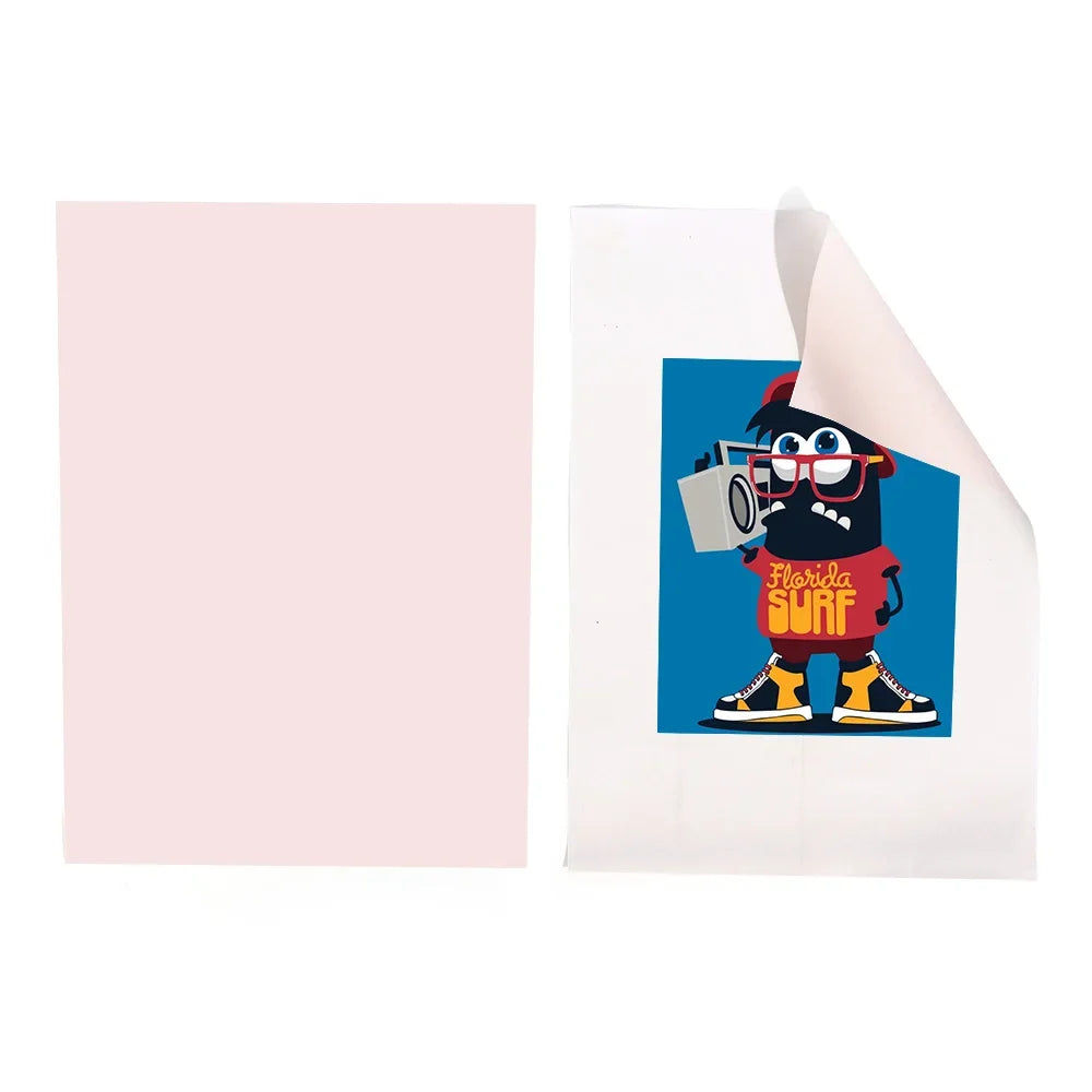 A4 Paper Sublimation Heat Transfer Paper Print Ion on Fabric Clothes T-shirt for Inkjet Printer DIY Craft Supplies