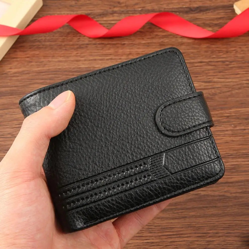 Men Wallets Leather Zipper Purse Man Slim Card Horders Quality Male Short Multi-card Wallet Coin Pocket Purse2027