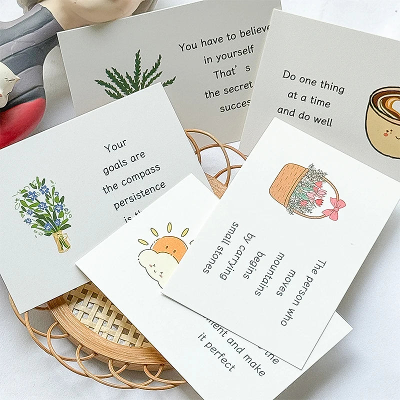 90pcs Inspirational Affirmation CardsMotivational QuotesMotivational InspirationBlessing CardsBirthday GiftsMessage Small Cards