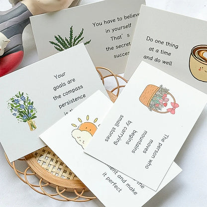 90pcs Inspirational Affirmation CardsMotivational QuotesMotivational InspirationBlessing CardsBirthday GiftsMessage Small Cards