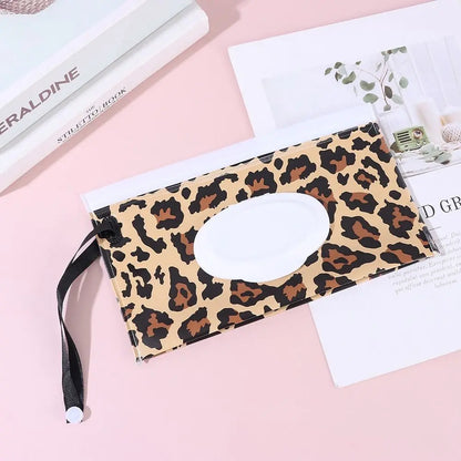 1Pc EVA Baby Wet Wipe Pouch Wipes Holder Case Flip Cover Snap-Strap Reusable Refillable Wet Wipe Bag Outdoor Useful Tissue Box