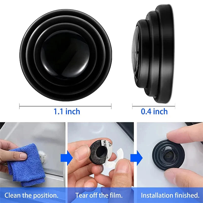 10/20 Pcs Car Door Pads Shock-Absorbing and Silent Mat Anti-collision Silicone Door Protector Stickers Buffer Gasket Accessory