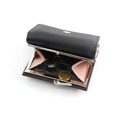 New Mini Short Women Wallets High Quality Coin Pocket Luxury Female Purses Card Holder Photo Holder Cute Wallet For Girls