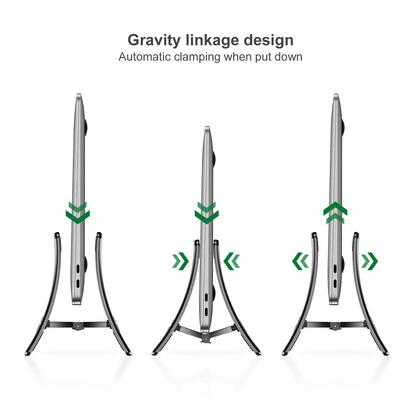 Eary Vertical Laptop Stand Holder for MacBook Air Pro Surface/Tablet/HP/Dell Gravity Notebook Stand ABS Support Up to 17.3 inch