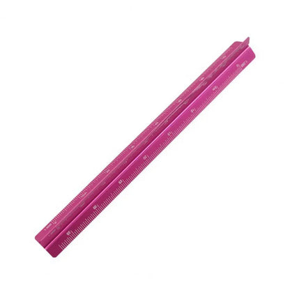 Aluminum Alloy Engineering Scale Ruler High Precision Triangular Architectural Drafting Tool Scale Bar Drafting Supplies