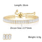 Fashionable Zircon Tennis Bracelets for Women Dazzling Various Shape Crystal Chain on Hand Trend Sexy Party Accessories Jewelry