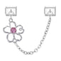 Tassel Chain Butterfly Flowers Star Moon Heart Zircon Italian Charm Links Fit 9mm Bracelet Stainless Steel DIY Jewelry Making