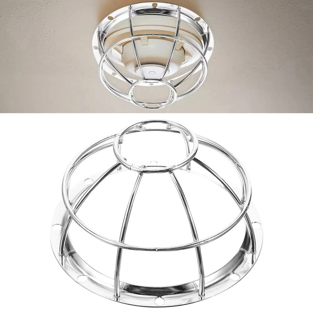 1/2pcs Iron Smoke Detector Protective Cover Sprinkler Cage Bracket Fire Covers Home Bathroom Kitchen Accessories Protect Parts