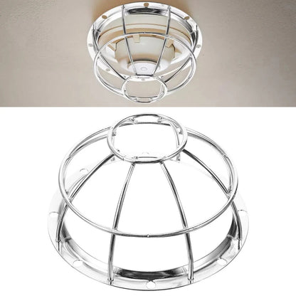 1/2pcs Iron Smoke Detector Protective Cover Sprinkler Cage Bracket Fire Covers Home Bathroom Kitchen Accessories Protect Parts