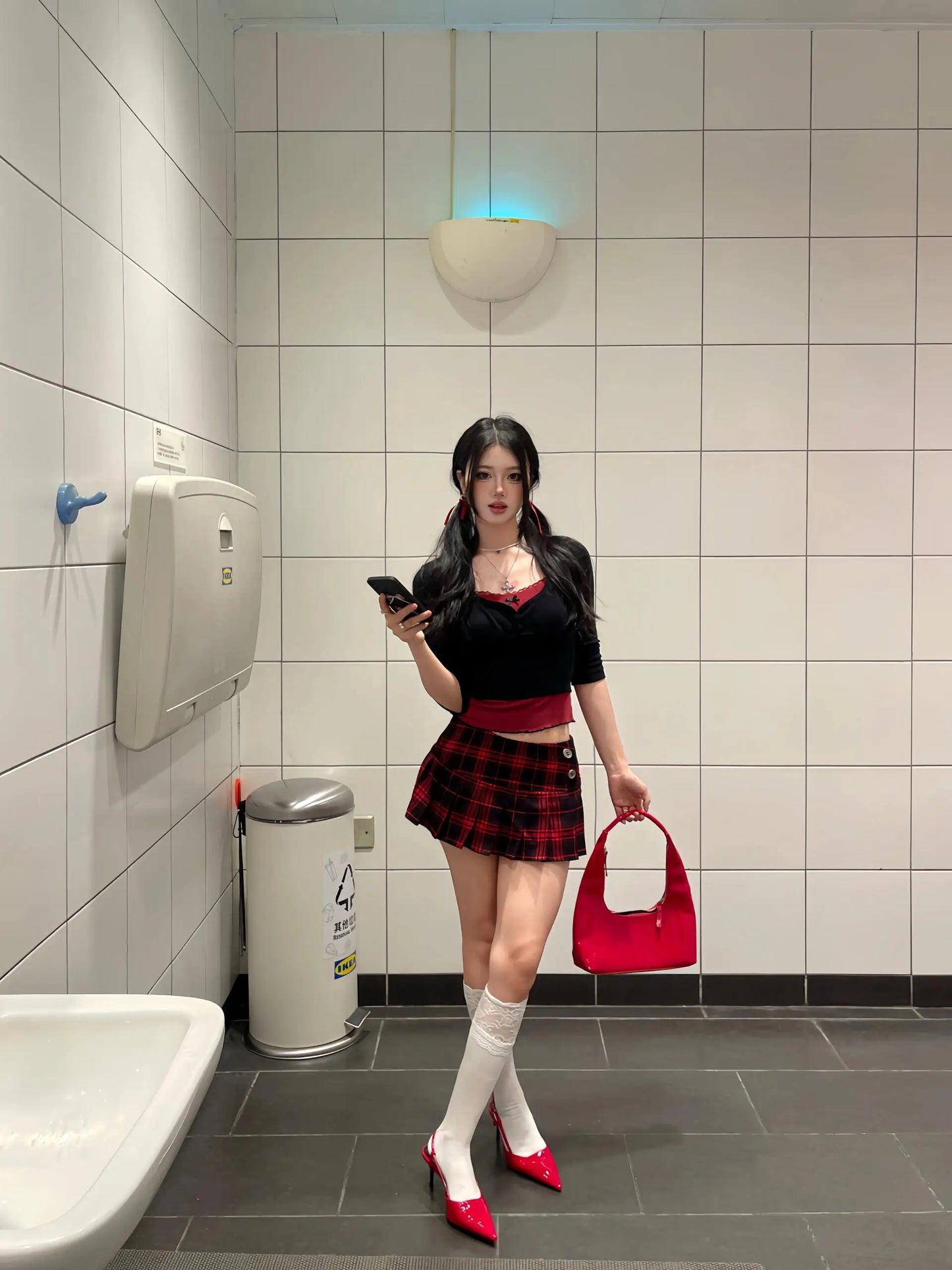 Summer Clothes Mini Skirts Woman Korean Fashion Short Skirts Women Low Rise Y2k Skirts Pleated Red Plaid Skirts Luxury Designer