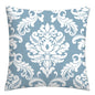 Lake blue white geometric linen pillowcase sofa cushion cover home decoration can be customized for you 40x40 45x45 50x50 60x60