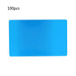 100 Pack Thick 0.18mm Business Cards Blanks Colored Finish Aluminum Metal Cards