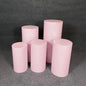 Cylinder Pedestal Plinth  Cake Stand White Flower Column Dessert Table For Birthday Party Wedding Decoration