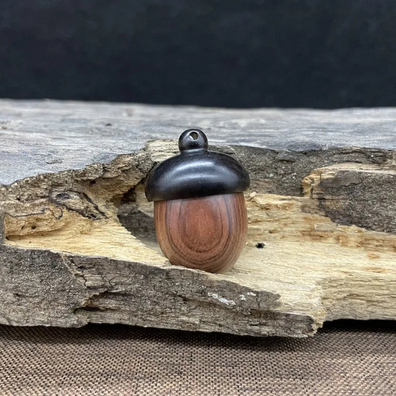 S12 Small Acorn Urn Pendant Necklace Portable Pet Ashes Keepsake for Dog Cat Memorial，Warmth Keeps Love Alive Forever.