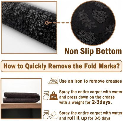 VIKAMA 2D Front Door Mat, Indoor And Outdoor Entrance Carpet, Floor Crack Illusion Carpet, Easy To Clean Carpet, Home Decoration