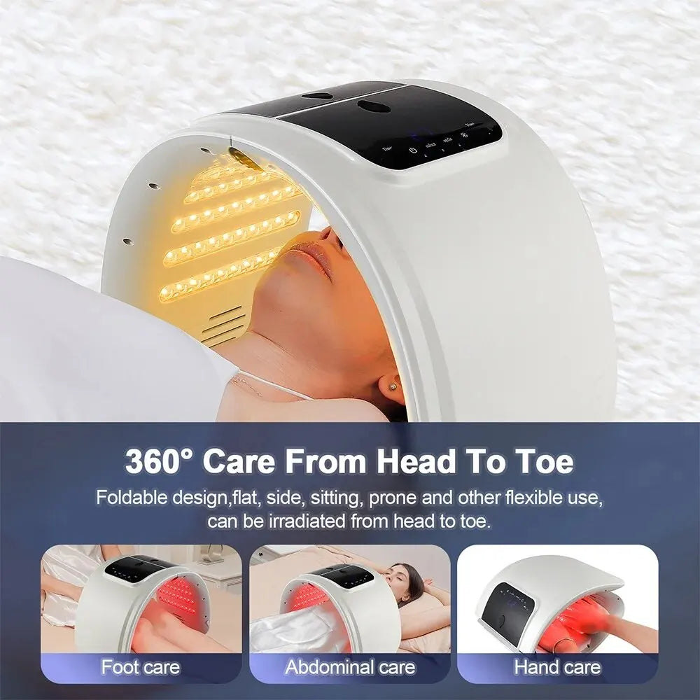 Skin Hydrating Sprayer LED Mask Facial Machine Nano Mist 7 Colors LED Photon Machine Face&Body Salon SPA Home Use Skin Care