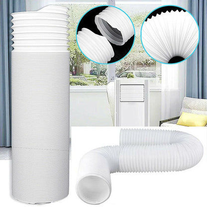 1.5/2M Portable Flexible Conditioner Exhaust Hose Tube/13/15cm Exhaust Pipe Hose Connector Interface for Mobile Air Conditioning
