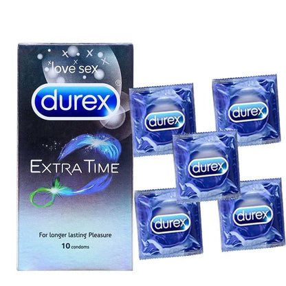 20/10pcs Durex Delay Ejaculation Spike Condoms Ultra Thin Factor Intimate Extra Lubricated Men Contraception Lasting Enlargement