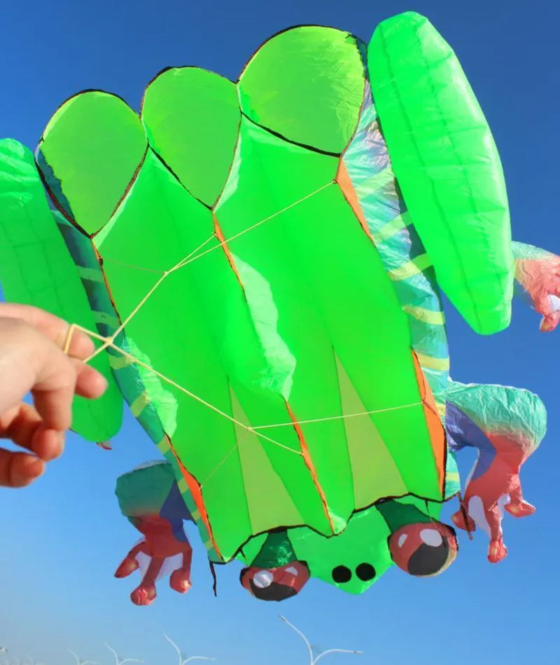 Frog kite cometas profesionales kite flying cerf volant gonflable outdoor games aquilone acrobatico vlieger haspel parplan pipa