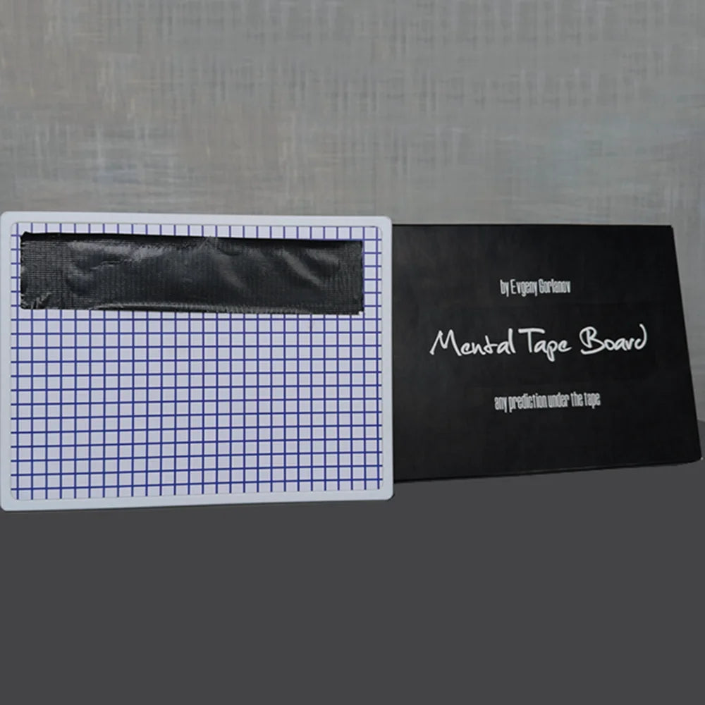 Mental Tape Board Magic Tricks Predictions Magia Board Magician Close-up Stage Illusions Gimmicks Mentalism Props Easy to Carry