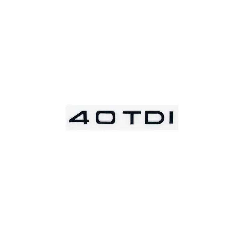 Car Letter Logo Sticker for A5 suitable for tail bumper and trunk emblem applicable to 2.0 3.0 40TDI 35 40 45TFSI models