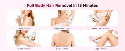 IPL Hair Removal Device Ice-Cooling 3 in 1 Painless 16J Photoepilator Permanent Whole Body Home Treament For Men and Women