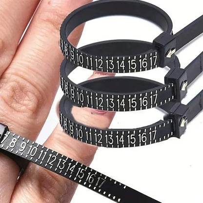 1PC Ring Size Measuring Instrument for Male And Female Accurate Finger Size Measurement Ring Measuring Tool