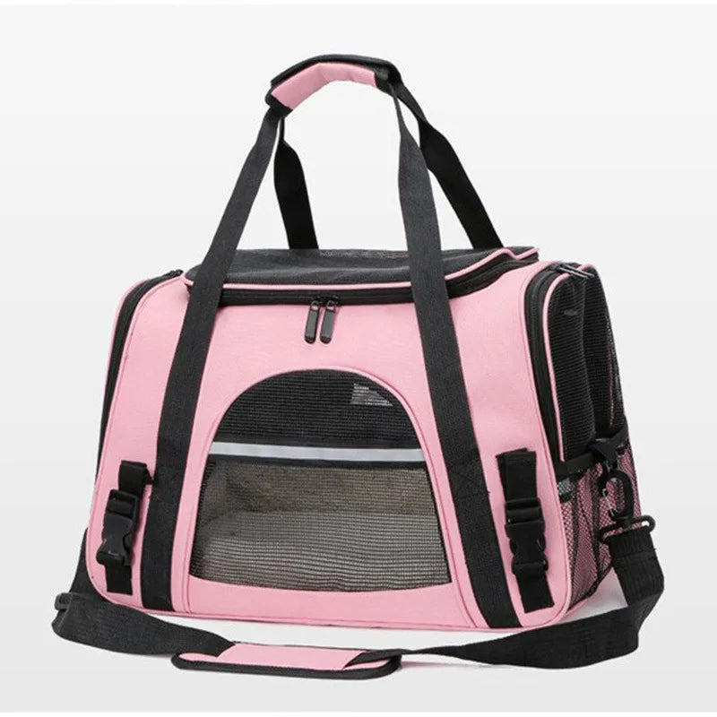 2026 Portable Pet Bag, Handheld Dog Carrier, Foldable Cat Travel Bag, Breathable Outdoor Car Carrier for Small Pets