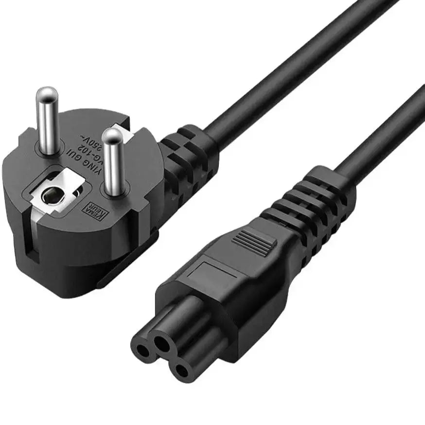 EU Plug Power Supply Cable IEC320 C5 1.5m 1.2m European AC Power Extension Cable For Dell Lenovo Asus Notebook Laptop Charger