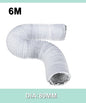 80mm/100mm/110mm/130mm/150mm Portable Air Conditioner Exhaust Vent Pipe Flexible Air Conditioner Exhaust Pipe Vent Hose Outlet