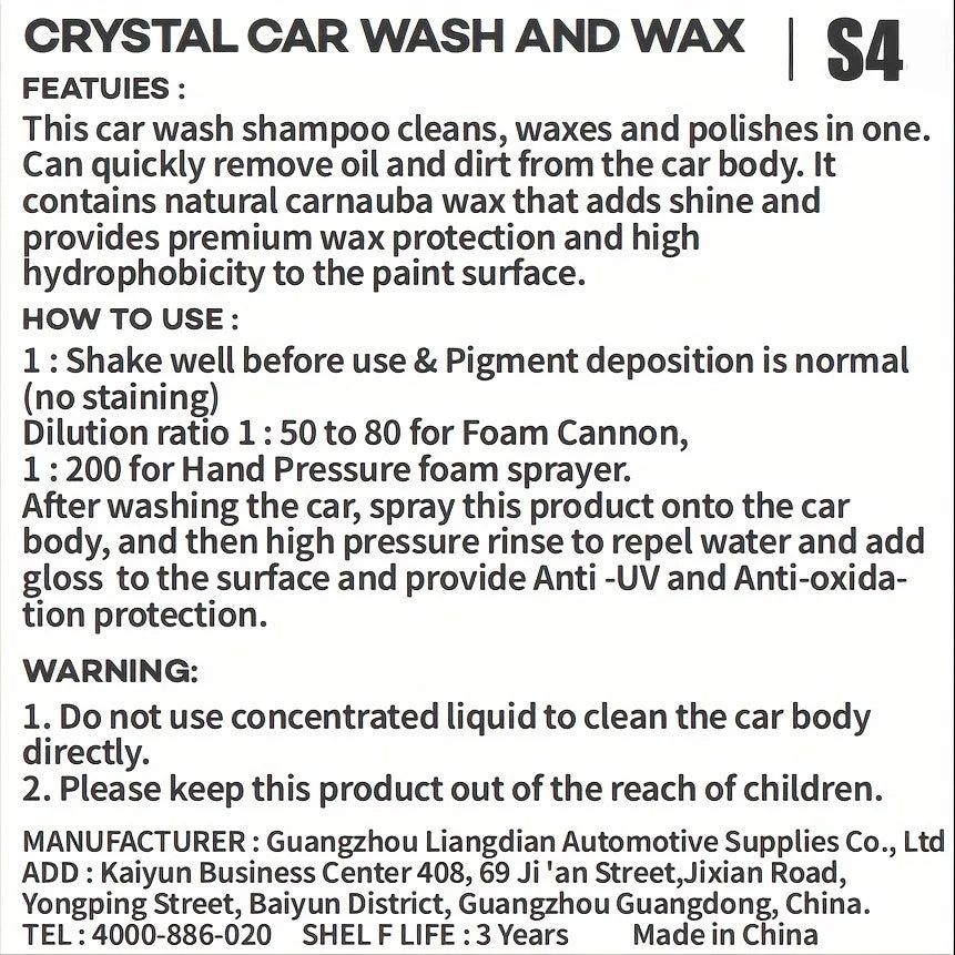 Ceramic Car Shampoo - Car Wash For Ceramic Coatings - Adds Hydrophobic Protection | Enhances Ceramic Coatings | Incredible Shine