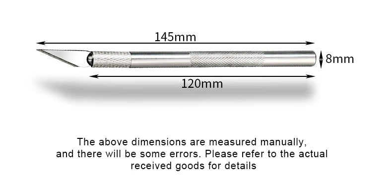 Engraving Non-Slip Metal Scalpel Knife Kit 5pcs Blades Cutter Craft Knives For Mobile Phone PC DIY Repair Hand Tool Accessories