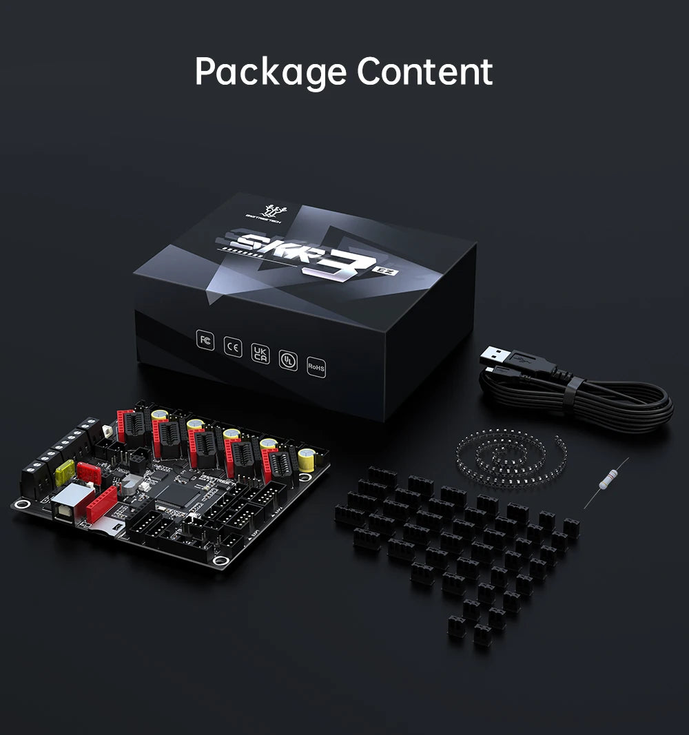 BIGTREETECH BTT SKR 3 EZ 32Bit Motherboard EZ5160 Pro TMC2208 Upgrade SKR2 Control Board For Raspberry Pi Ender3 Ender5 Printer
