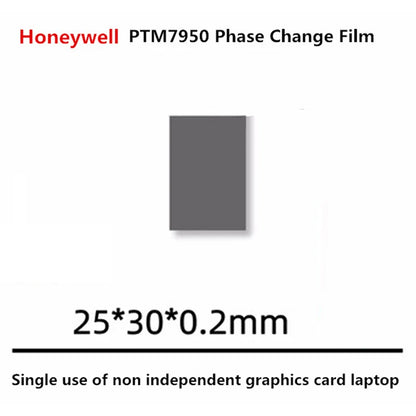 Honeywell PTM7950 Thermal Pad Phase Change Graphics Card CPU Notebook Computer Cooling Efficient Conductive Silicone Shim
