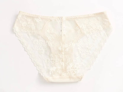 Summer Sexy Lace Embroidery Women Lingerie Set French Thin Cup Push Up Bra Comfort Breathable Underwear Ladies Bra Briefs Set
