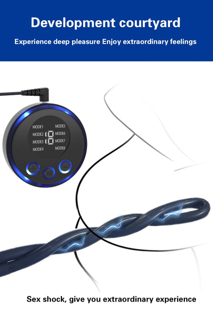 Electric Shock Metal Penis Ring Electric Penis Enlarger Massage Cock Ring Medical Themed Toys Stimulate Adult Sex Toys For Men