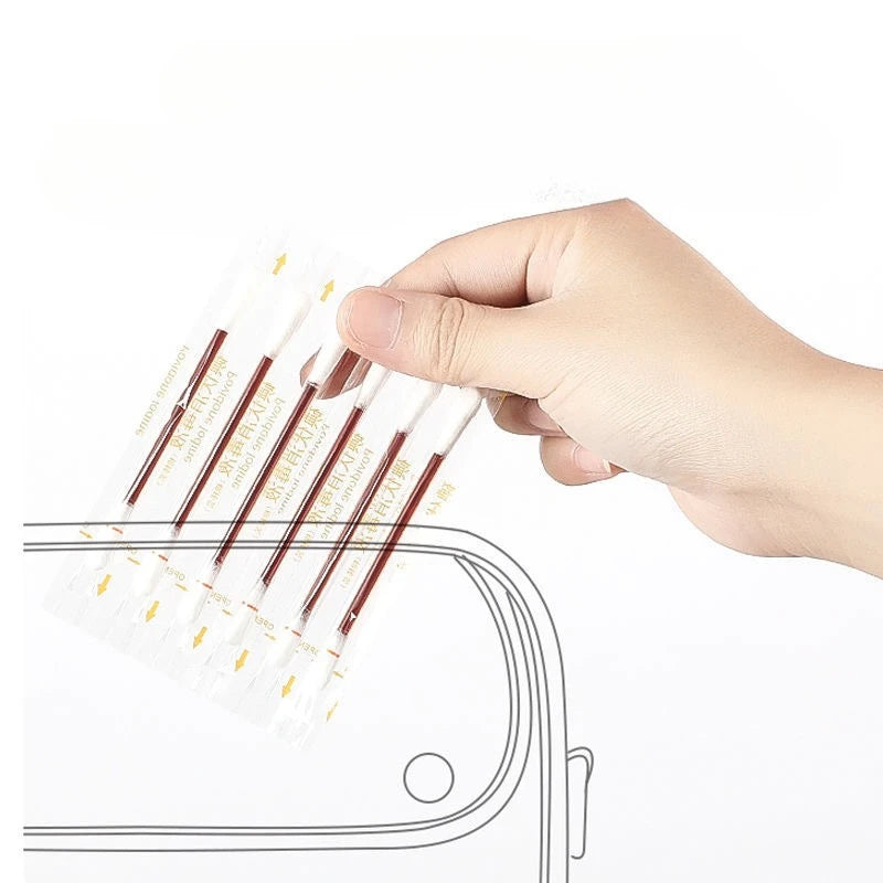 50Pc Disposable Iodine Cotton Swab Medical Alcohol Emergency First Aid Kit Stick Individually Wrapped for Travel Outdoor Bruise